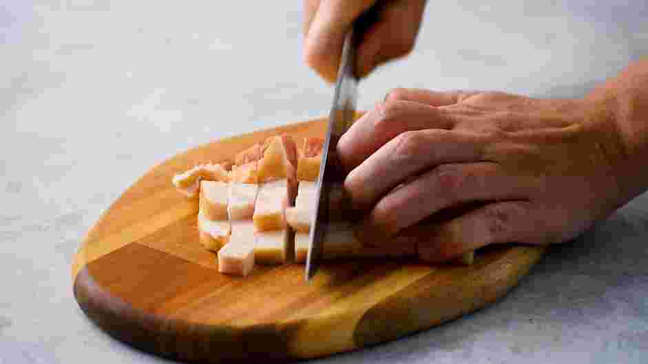 Traditional Carbonara Recipe: Bring a pot of salted water to a boil.