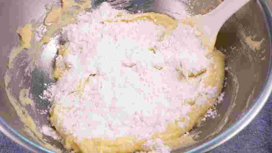 Italian Gnocchi Recipe: Work the flour into the mixture, incorporating it a little bit at a time.