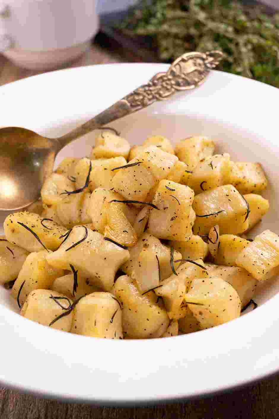 Italian Gnocchi Recipe: Serve the gnocchi with your favorite sauce.