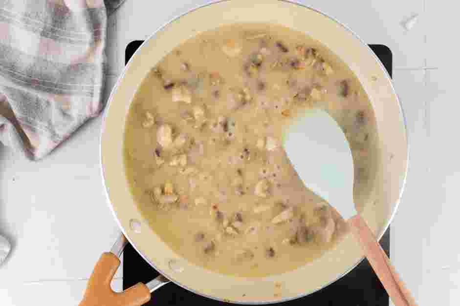 Vegan Mushroom Gravy Recipe: Slowly whisk in the remaining vegetable broth.