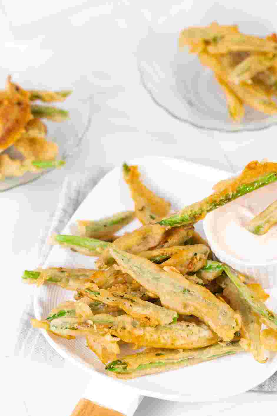 Fried Green Beans Recipe: Serve with your favorite dipping sauce.