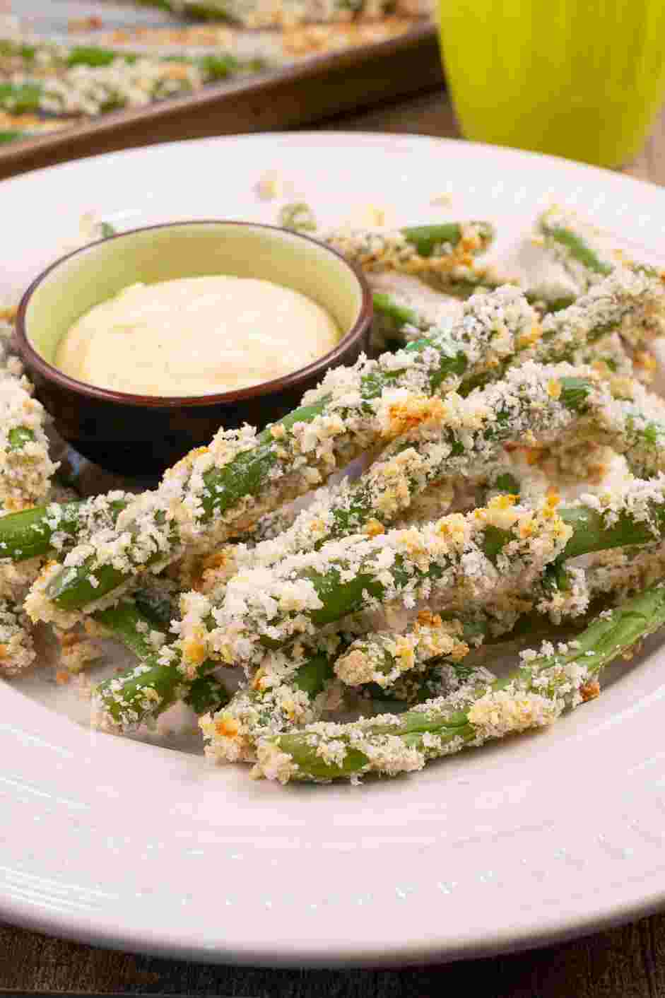 Green Bean Fries Recipe: Serve green beans with the Sriracha dipping sauce.