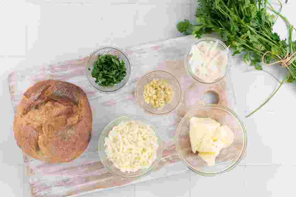 Pull Apart Bread Recipe:
Preheat the oven to 375°F.