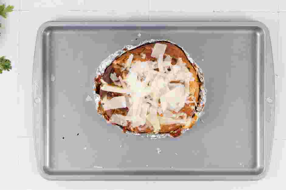 Pull Apart Bread Recipe:
Sprinkle the top of the bread with Parmesan cheese.