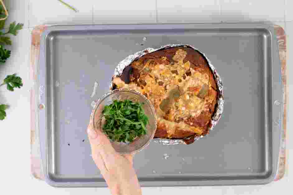 Pull Apart Bread Recipe: Top with chopped fresh parsley.