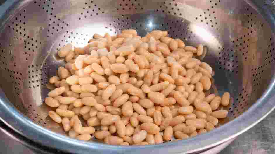 Instant Pot Baked Beans Recipe: Drain the beans and rinse with cold water.