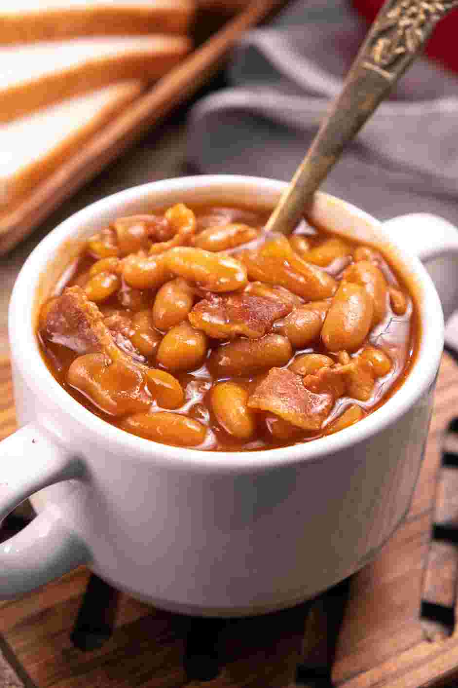 Instant Pot Baked Beans Recipe: Serve hot or at room temperature.