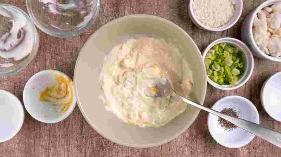 Crab Stuffed Salmon Recipe: Preheat the oven to 400°F.