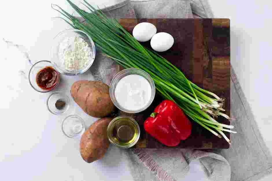 Sweet Potato Hash Browns Recipe: Line a baking sheet with paper towels.