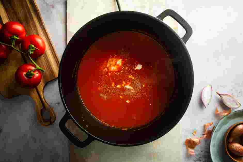 Creamy Tomato Soup Recipe: Stir in the cream, pepper and salt