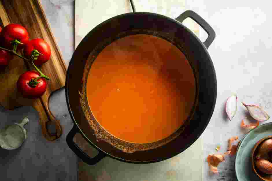 Creamy Tomato Soup Recipe: Continue to cook on low heat until it is thoroughly heated but not boiling, about 5 minutes.