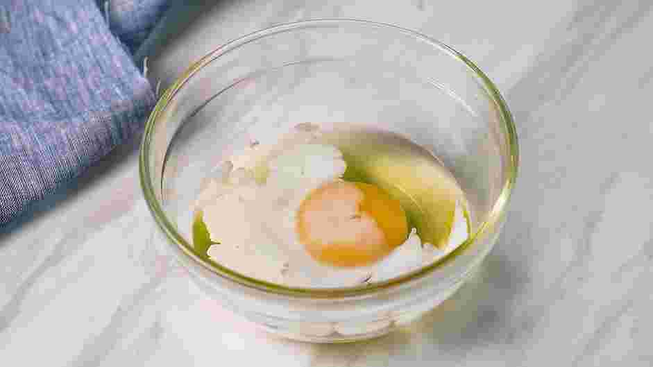 Pear Galette Recipe:
Make the egg wash.