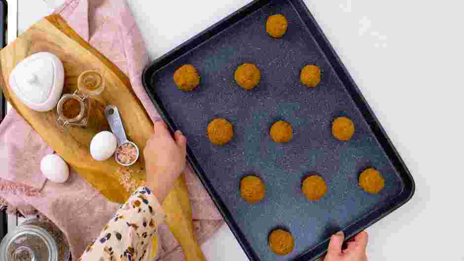 Gluten Free Ginger Cookies Recipe: Place the cookies 2-inches apart on the prepared cookie sheets.