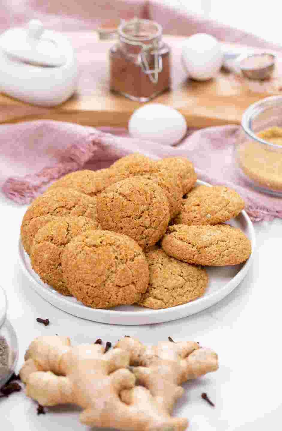 Gluten Free Ginger Cookies Recipe: Let cool before serving.