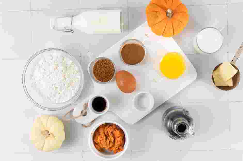 Pumpkin Pancakes Recipe: Measure and prep all ingredients.