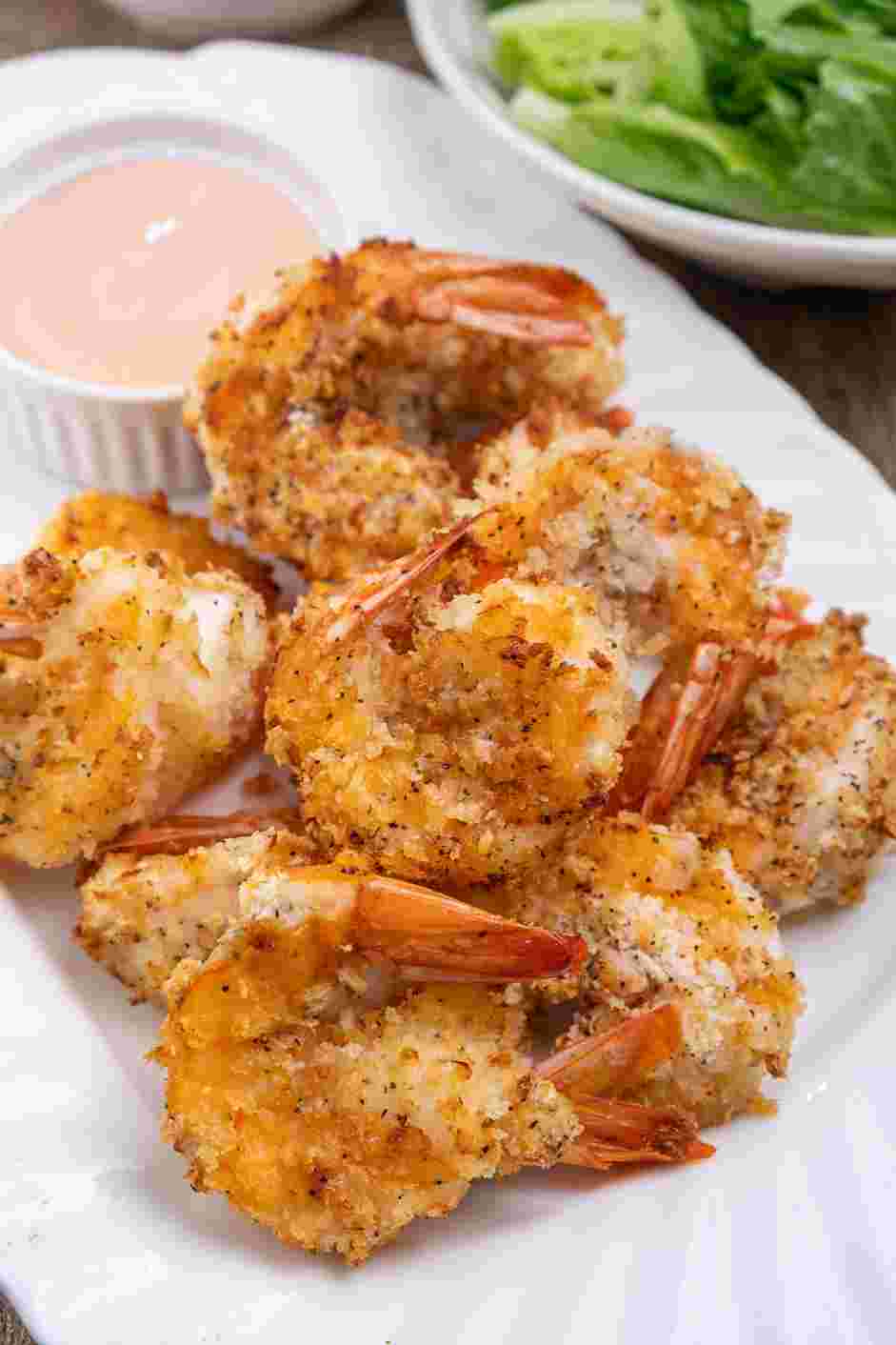 Air Fryer Fried Shrimp Recipe: Serve hot.