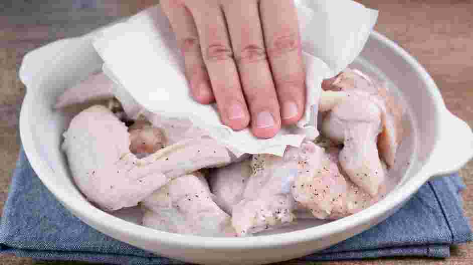 Honey Butter Fried Chicken Recipe: Remove the chicken from the marinade and pat dry with paper towels.