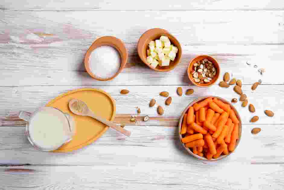 Carrot Halwa Recipe: Measure and prep all ingredients.