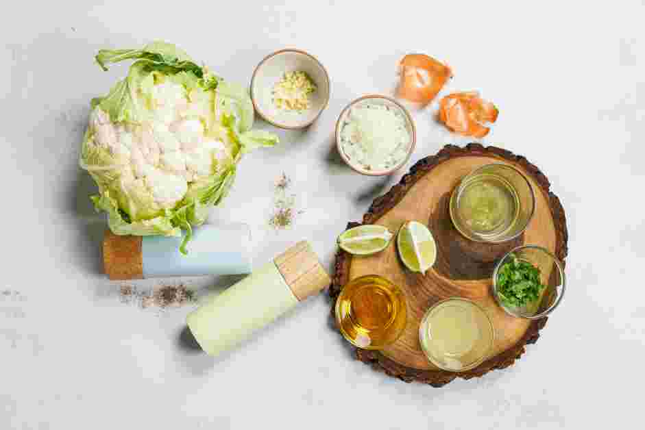 Cilantro Lime Cauliflower Rice Recipe: Measure and prep all ingredients.