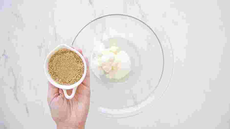 Cake Donut Recipe: In a large mixing bowl, combine the butter, oil, granulated sugar and brown sugar, making sure to work out any clumps of brown sugar.