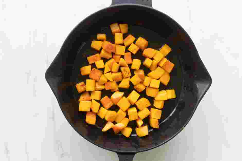 Sauteed Butternut Squash Recipe:
Flip the butternut squash to brown the other side, about 3-4 minutes.