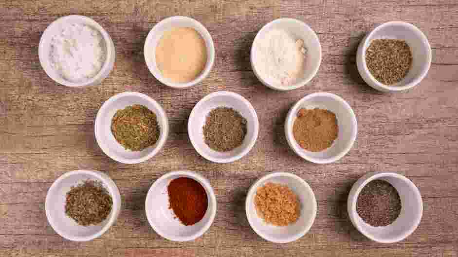 Steak Dry Rub Recipe: Measure and prep all ingredients.