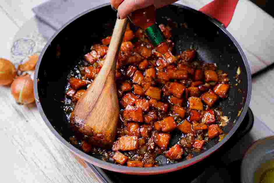 Bacon Onion Jam Recipe: 
Stir in a few dashes of Tobasco sauce, to taste.