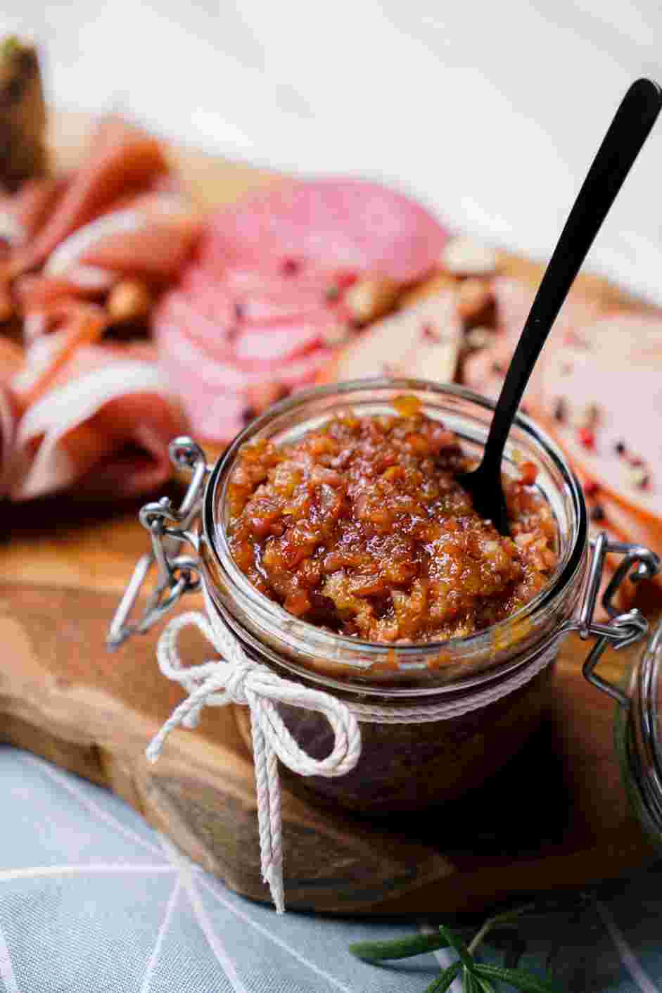 Bacon Onion Jam Recipe: Enjoy as an accompaniment to a charcuterie board or slathered on a roast beef sandwich.