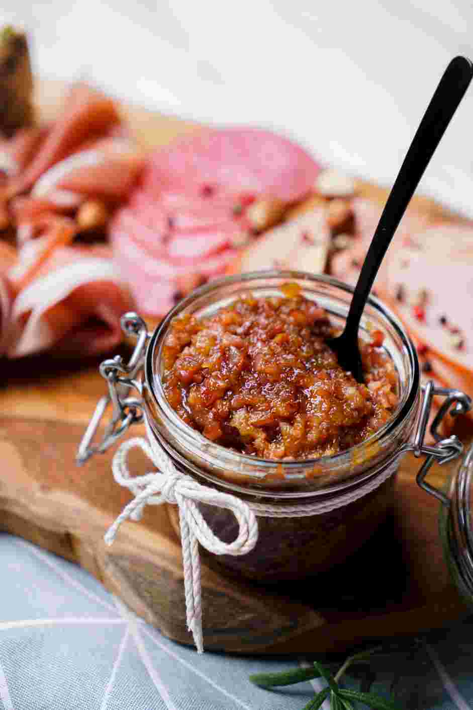 Bacon Onion Jam Recipe: Enjoy as an accompaniment to a charcuterie board or slathered on a roast beef sandwich.