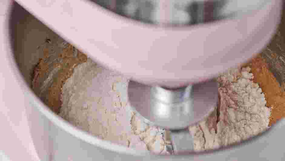 Buckeye Cookies Recipe: Mix on medium-low speed with the stand or electric mixer until well combined.