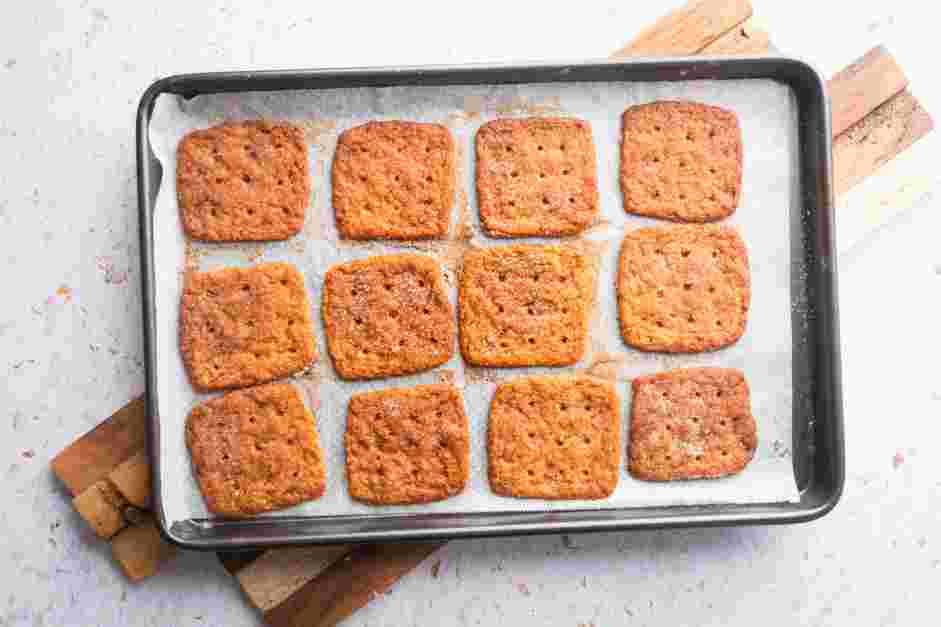 Cinnamon Graham Crackers Recipe: 
While the crackers are chilling, preheat the oven to 350&deg;F.