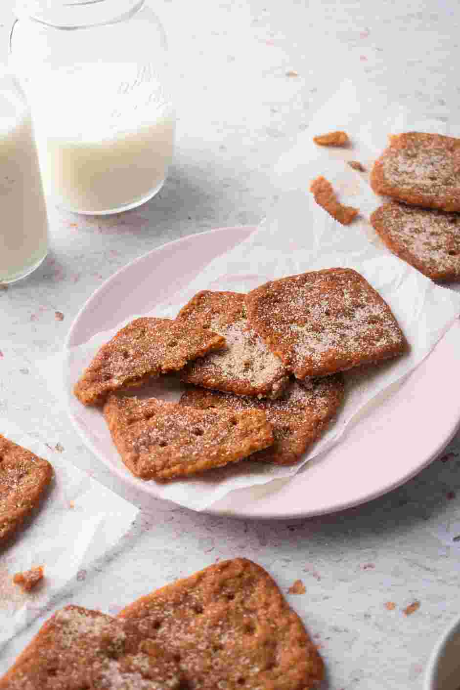 Cinnamon Graham Crackers Recipe: Cool and enjoy with a tall glass of milk or as a s’more.