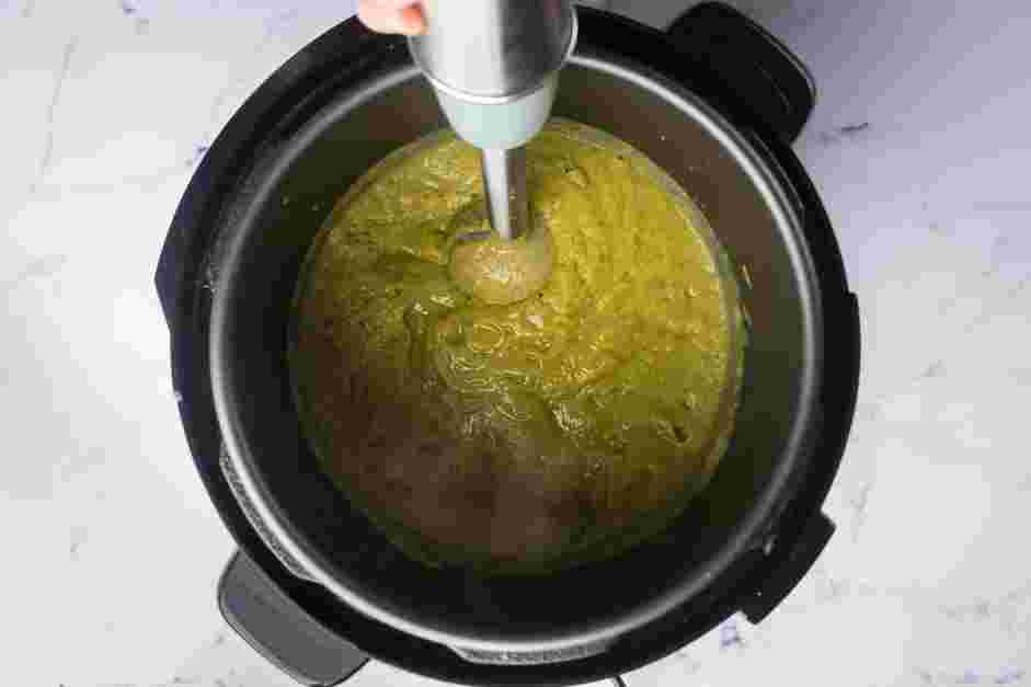 Instant Pot Broccoli Cheddar Soup Recipe:
Use an immersion blender to puree the vegetables.