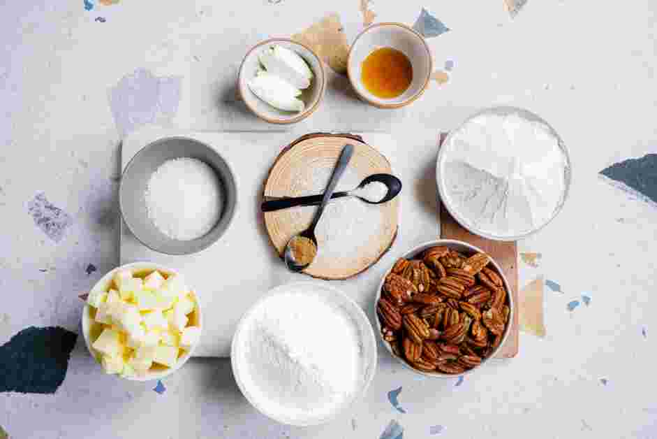 Snowball Cookies Recipe: Measure and prep all ingredients.