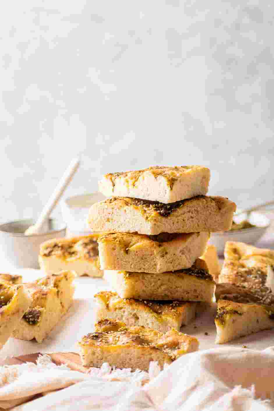 Zaatar Bread Recipe: Enjoy on its own or with a yogurt dip!