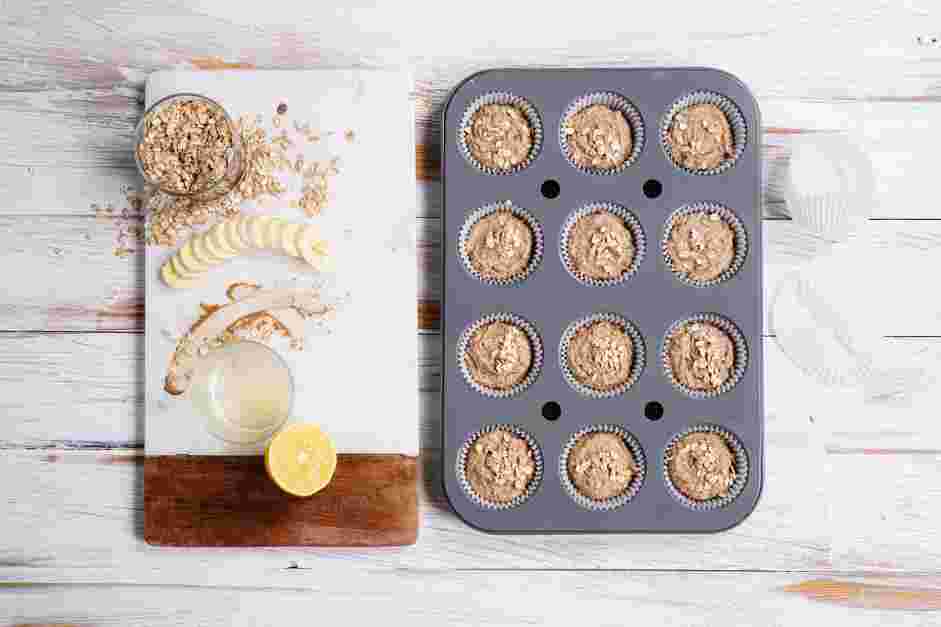 Almond Flour Banana Muffins Recipe: 
Sprinkle the rolled oats on top.