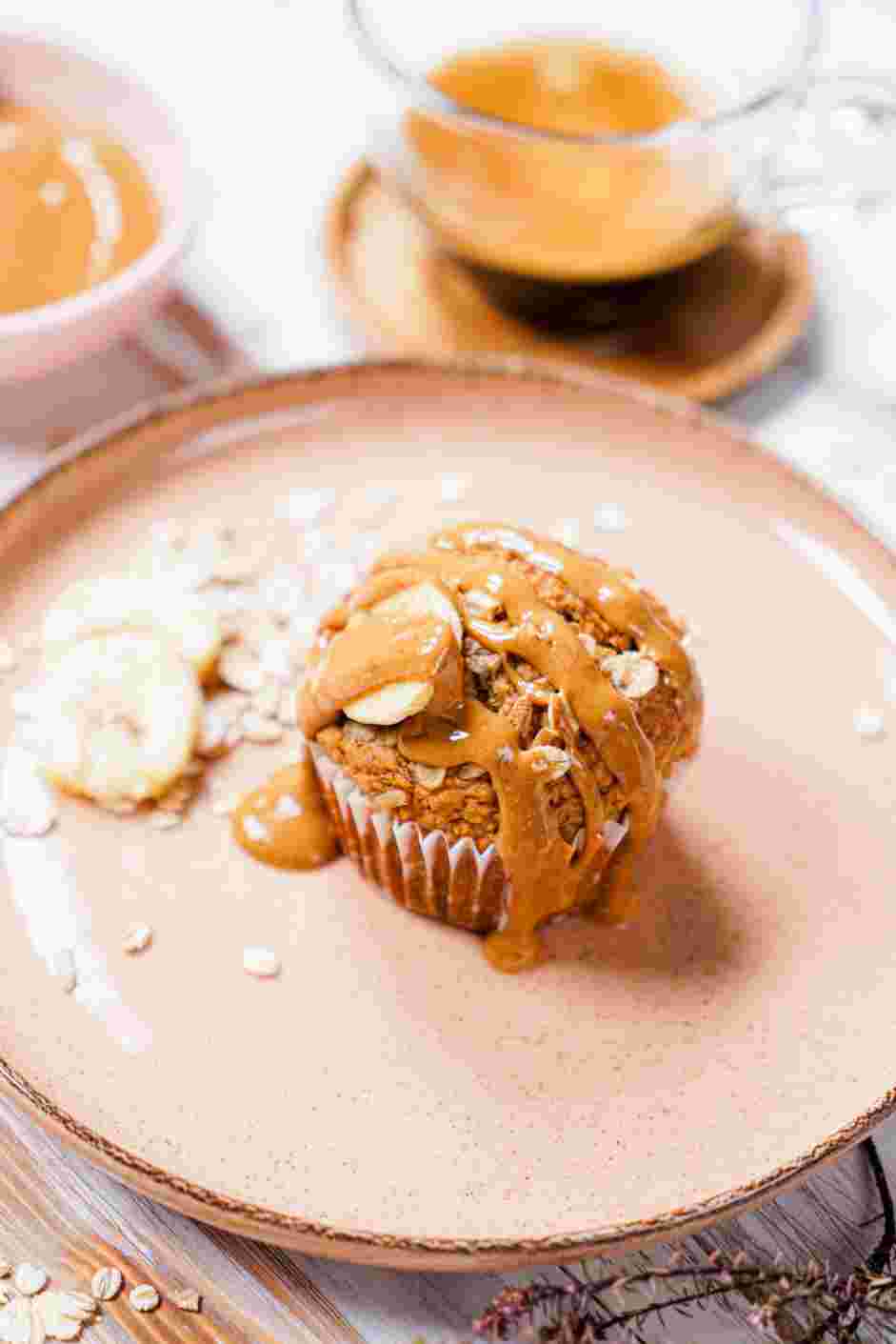 Almond Flour Banana Muffins Recipe: Drizzle with almond butter before serving and enjoy!