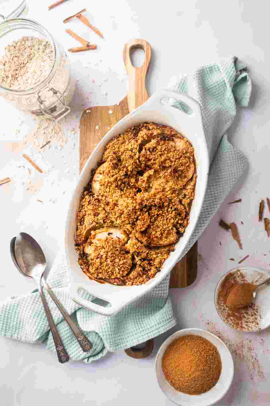 Baked Apple Oatmeal Recipe: Serve warm.