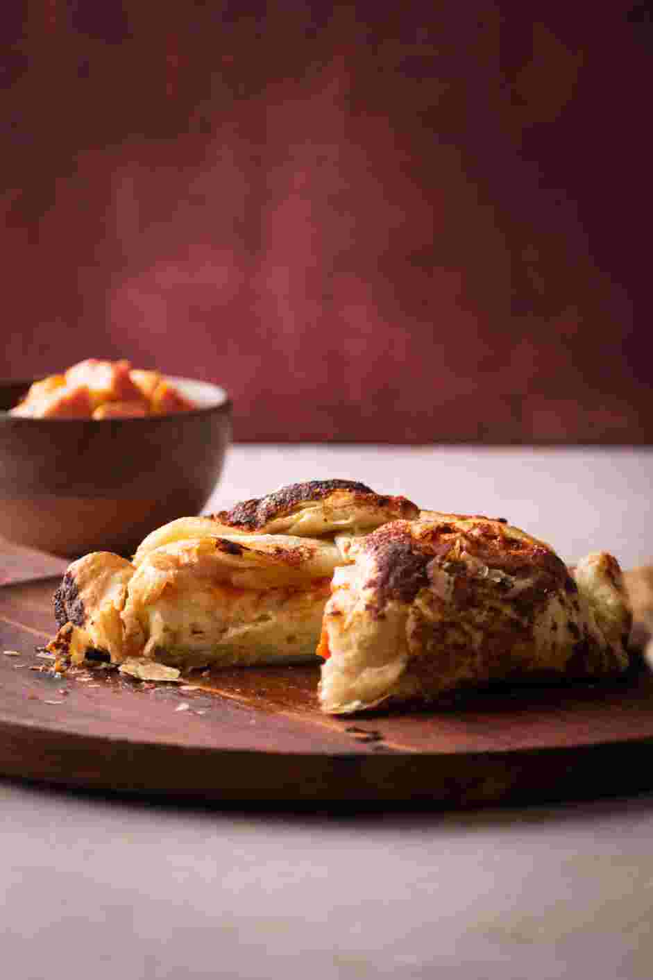 Baked Brie with Jam Recipe: Serve with toast or crackers.