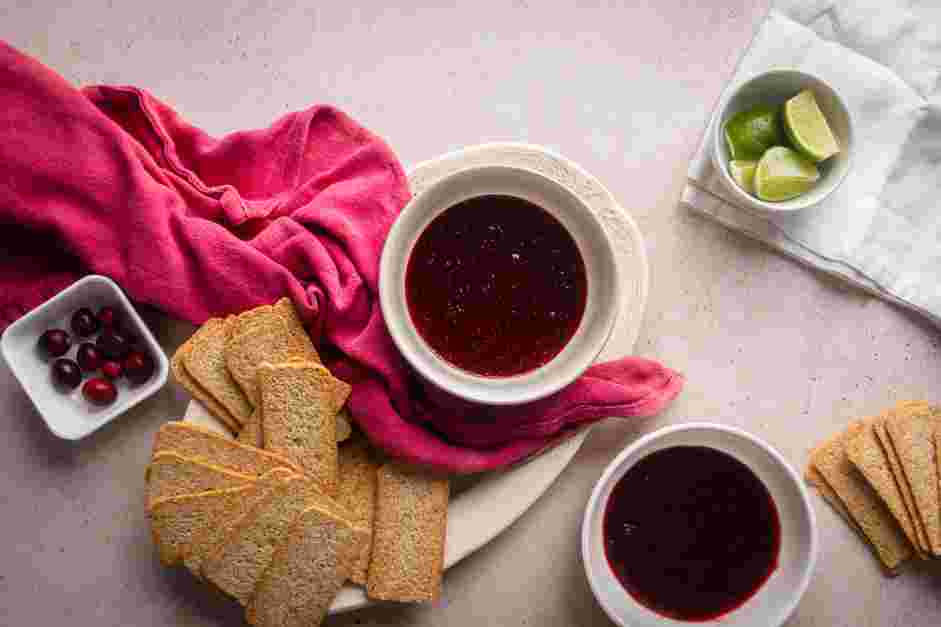 Cranberry Jalapeno Dip Recipe:
Transfer the mixture into a medium bowl and stir to evenly distribute the mixture.