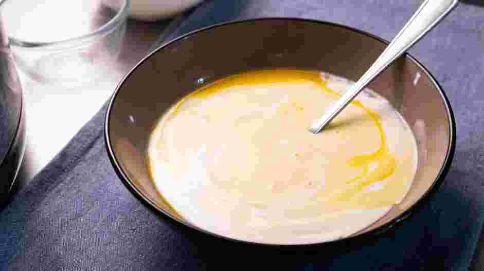 Instant Pot Rice Pudding Recipe:
While the pressure is releasing, whisk together the heavy cream, egg yolk and egg.