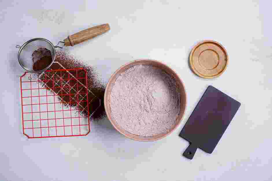 Red Velvet Whoopie Pie Recipe:
Make the red velvet batter.