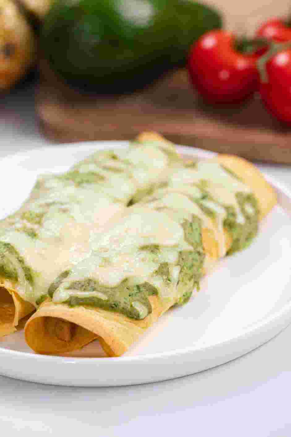 Keto Enchiladas Recipe: Serve immediately.