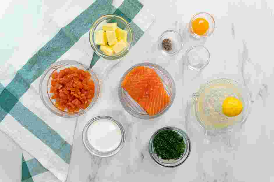 Salmon Rillettes Recipe: Measure and prep all ingredients.