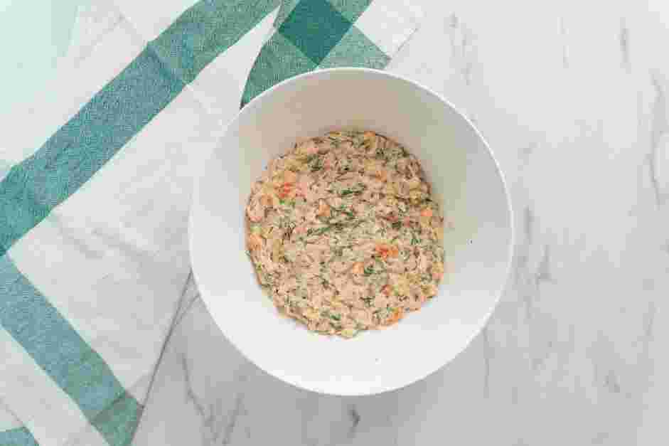 Salmon Rillettes Recipe: Mix in the dill and season to taste with salt and pepper.