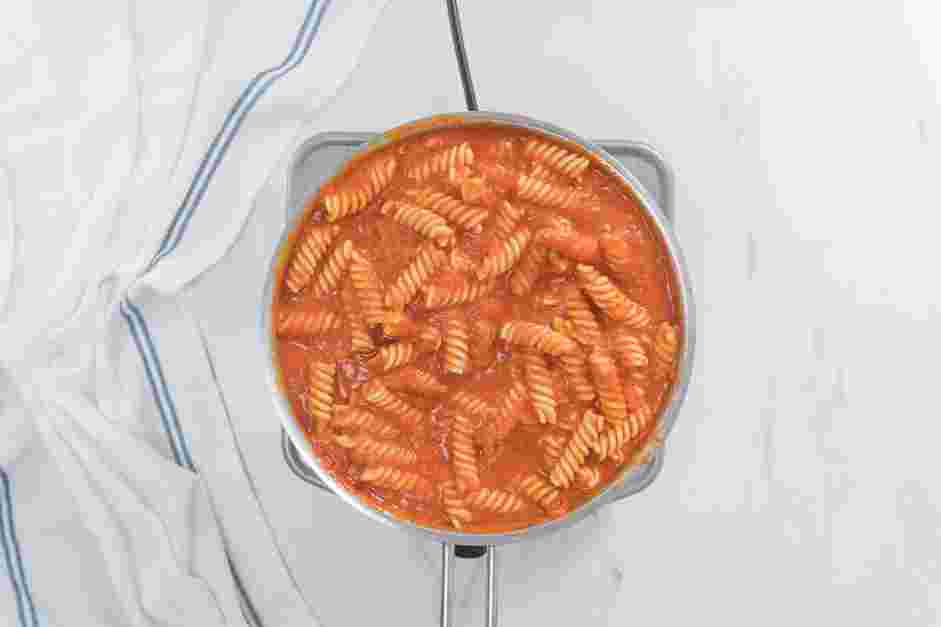 Spicy Vodka Pasta Recipe:
Stir in the butter until it melts.