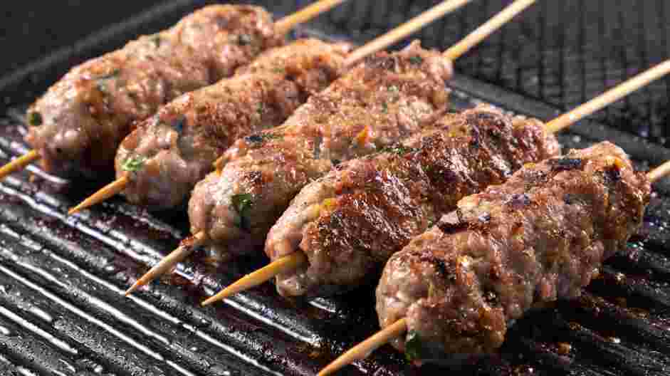 Moo Ping (Thai Pork Skewers) Recipe:
Cook the moo ping on a hot grill, stovetop grill pan or under the broiler for 3-4 minutes on each side or until cooked through.