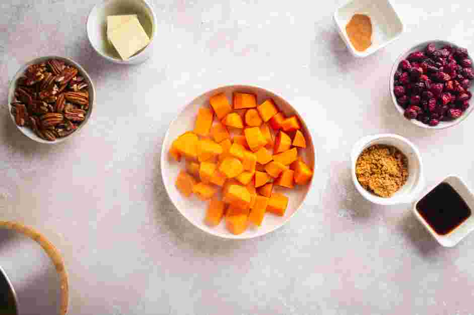 Baked Candied Sweet Potatoes Recipe: 
Bring a large pot of water to a boil.