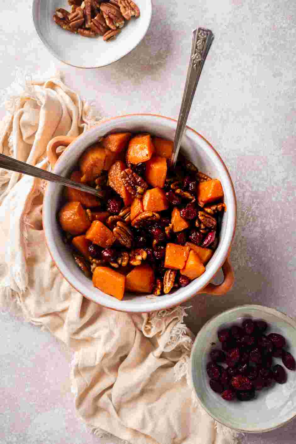 Baked Candied Sweet Potatoes Recipe: Serve warm.