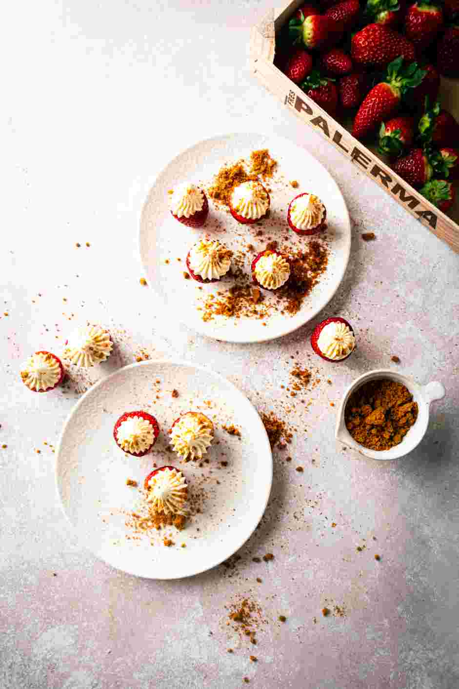 Cheesecake Stuffed Strawberries Recipe: Serve chilled.